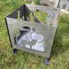 Metal Animal Design Fire Pit