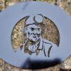 Metal Miner Garden Silhouette Wall Art Plaque