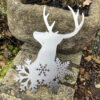 Winter Reindeer Metal Wall Art