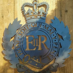 Royal Engineers Badge Sculpture – Solid Steel