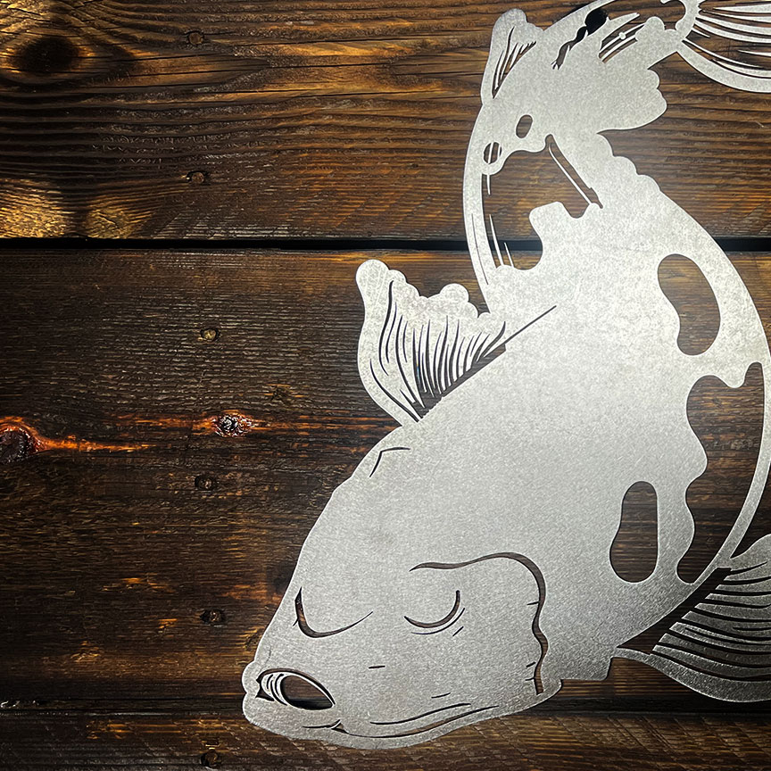 Metal Koi Carp Metal Koi Carp