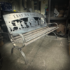 "Lest We Forget" Soldiers, Made from high-quality steel Park Bench.