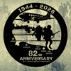 The 82nd Anniversary of D-Day and the Battle of Normandy Metal Commemorative Wall Art or Garden Plague