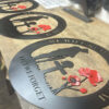 Lest We Forget Metal Wall Plaque Rested Soldier with Hand Painted Poppy